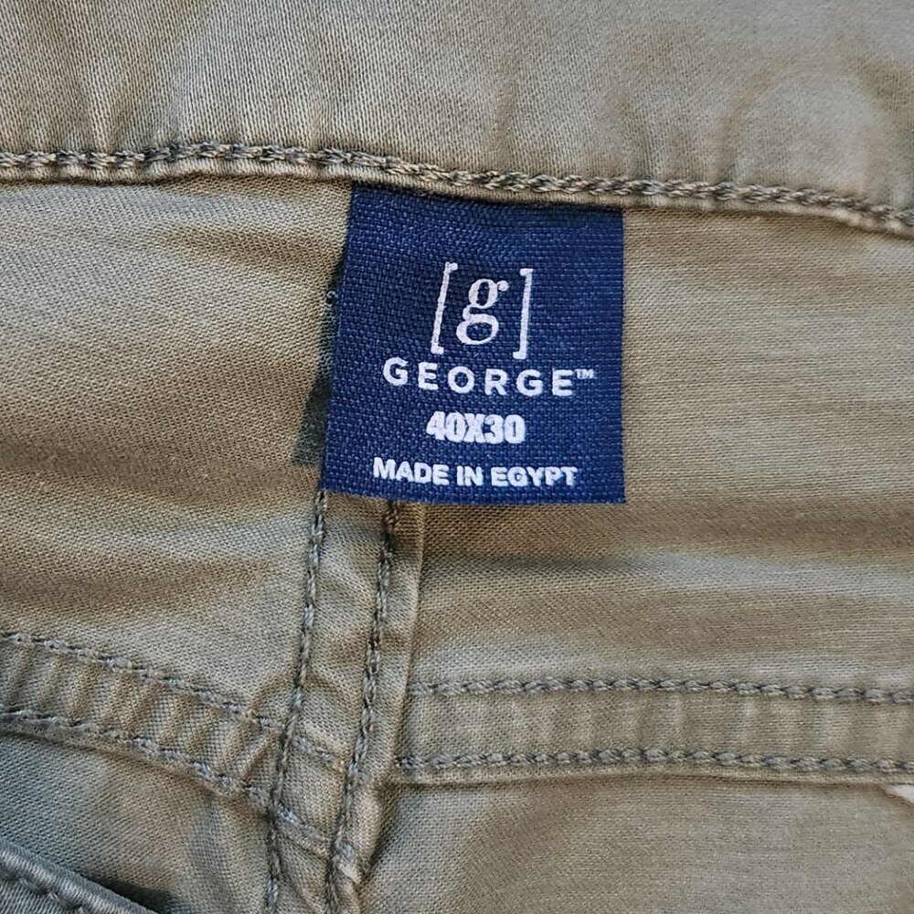 Men's 5 Pocket Cargo Pants, Size 40 x 30, Green, 5 Pocket , Jeans Large, NWT - Picture 9 of 9